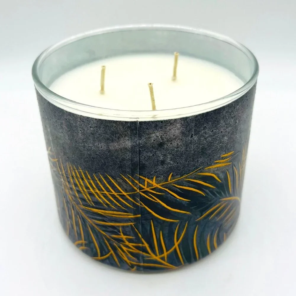 BBW Ebony Sands 3-Wick Candle - Picture 2 of 3